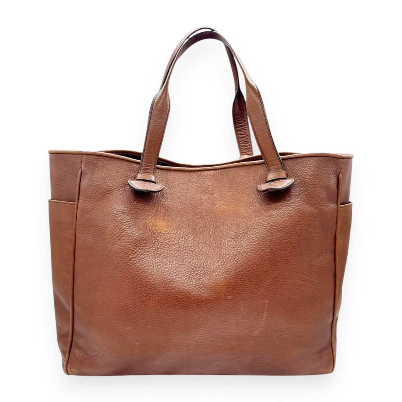 LOEWE ロエベ ヘリテージ トートバッグ レザー ブラウン 大きめバッグ