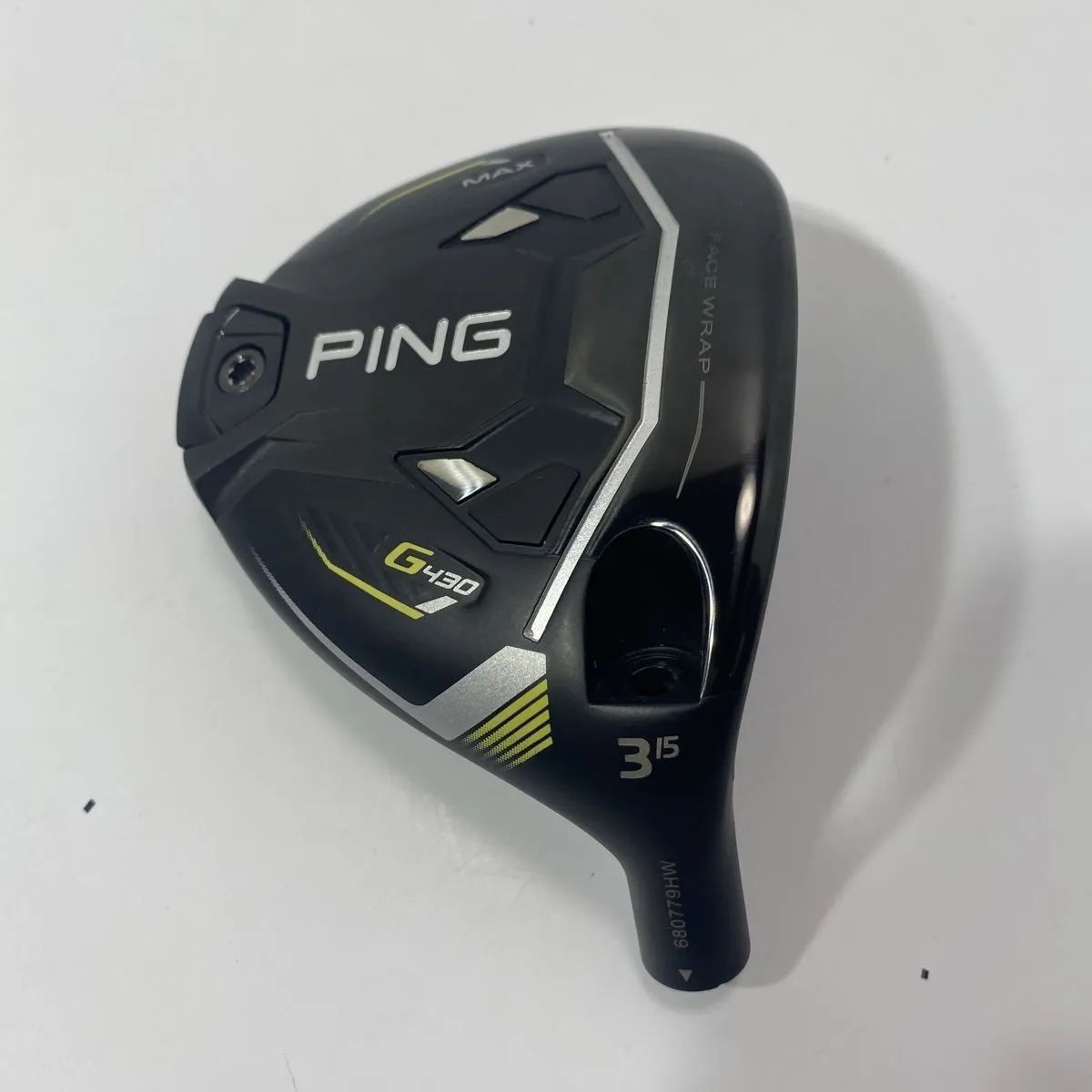 (中古品）PING G430 MAX 3W 15° ヘッド単体 カバー有 PING G430 MAX 3w 15° フェアウェイウッド ヘッドのみ BBL1112/S9783