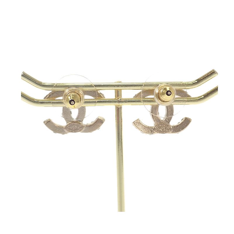 シャネル CHANEL ココマークピアス スタッドピアス F19A メタル CC