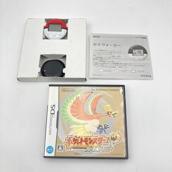 NDS 箱傷み 任天堂 ポケットモンスター ハートゴールド ポケウォーカー同梱 ニンテンドーDS 6
