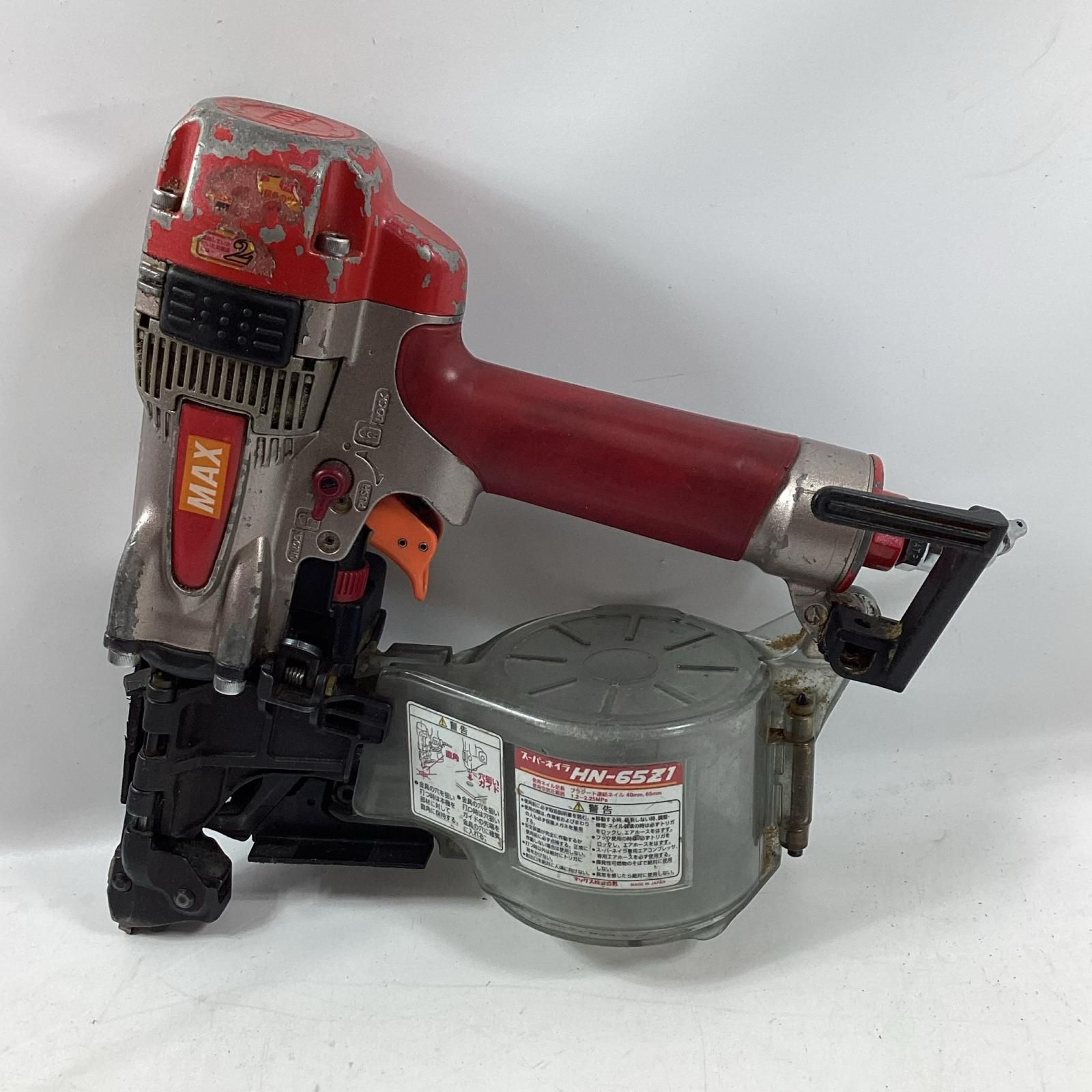 MAX マックス エア釘打ち HN-65 Z 1 レッド 高圧 65 mm