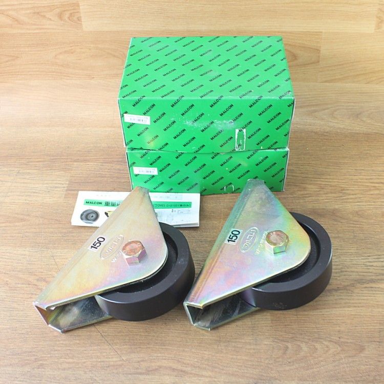 セット MALCON|マルコン C-2400 ワク付平型重量車 150 mm 密閉防塵式 ベアリング入り