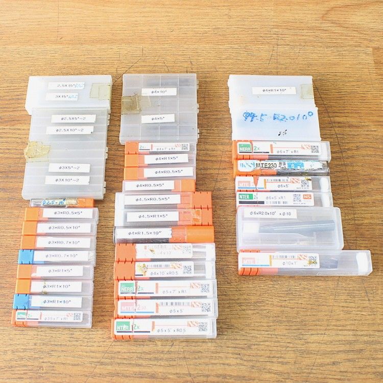 まとめて NS TOOL|日進工具 φ2.5～φ10 テーパーボールエンドミル テーパーエンドミル