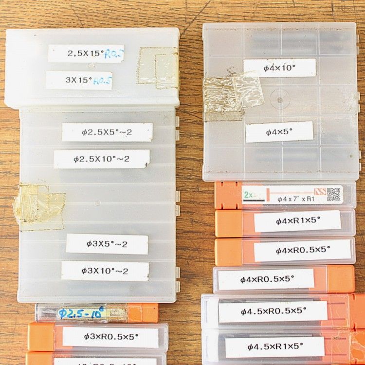 まとめて NS TOOL 日進工具 φ2.5～φ10 テーパーボールエンドミル テーパーエンドミル