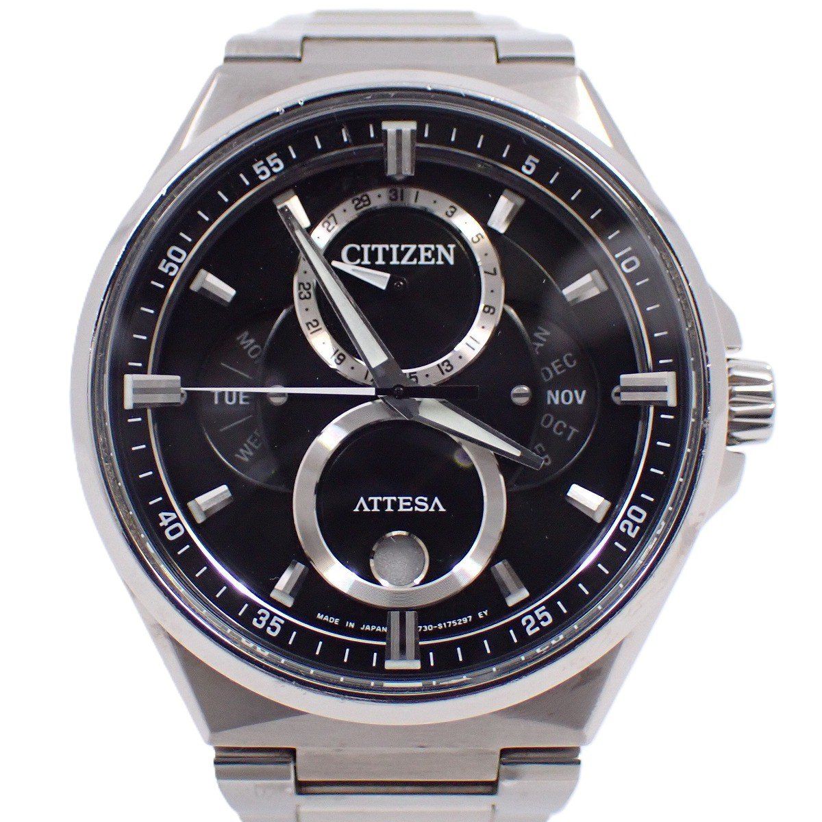 シチズン アテッサ アクトライン エコドライブ トリプルカレンダー