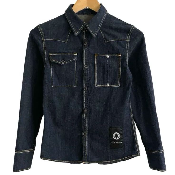 FEELCYCLE フィールサイクル ストレッチ デニム 長袖シャツ レディ ー