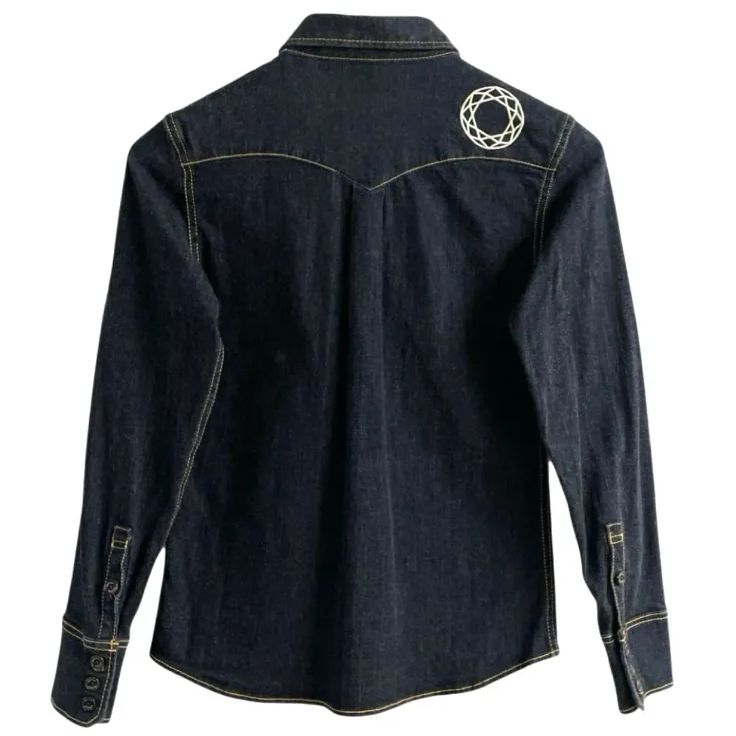 FEELCYCLE フィールサイクル　レディース　S FEELCYCLE フィールサイクル ストレッチ デニム 長袖シャツ レディ ー