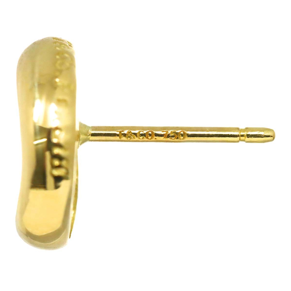 ティファニー TIFFANY&Co. ビーン ピアス K18 YG イエローゴールド 750