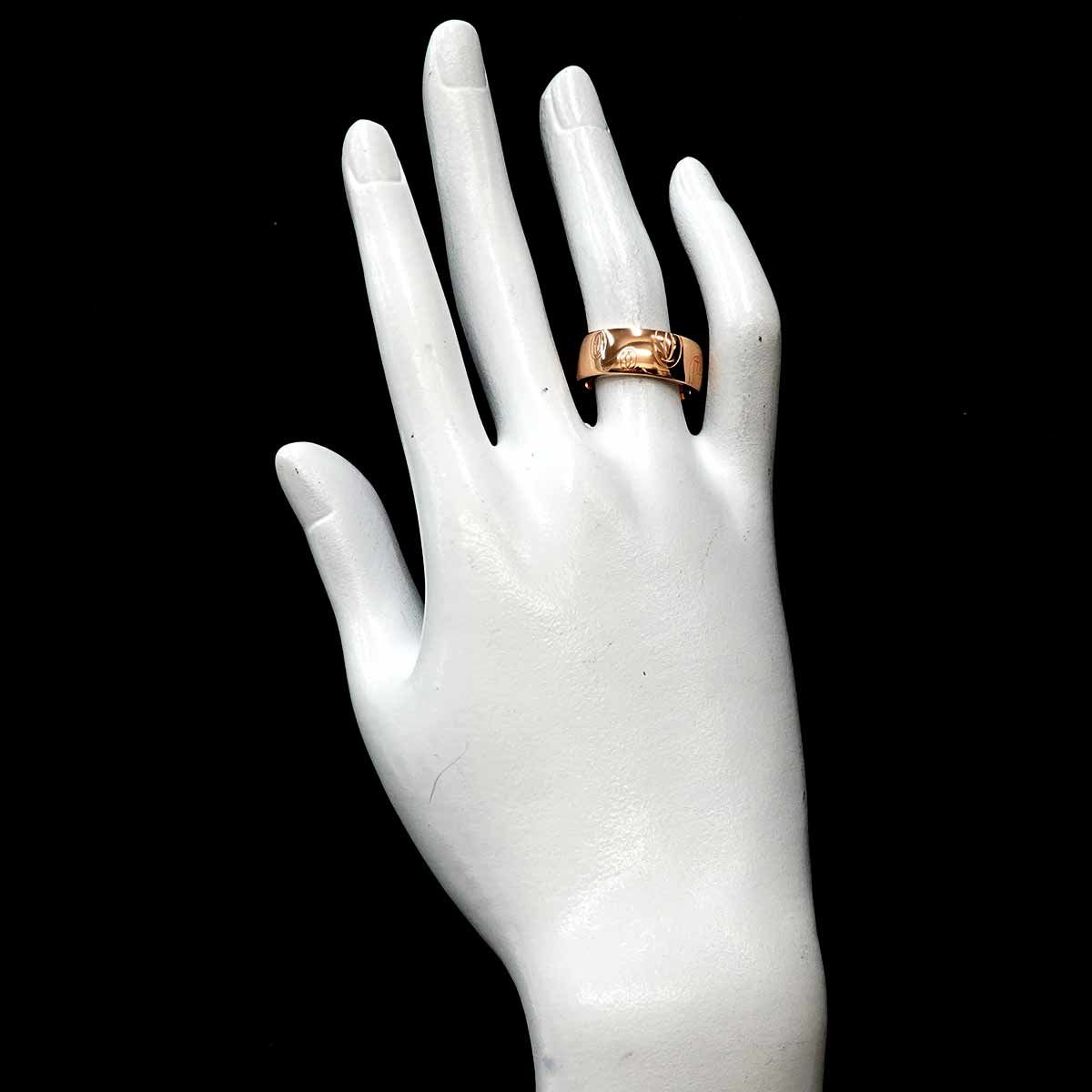 カルティエ Cartier ハッピーバースデー ラージ LM #54 リング K18 PG