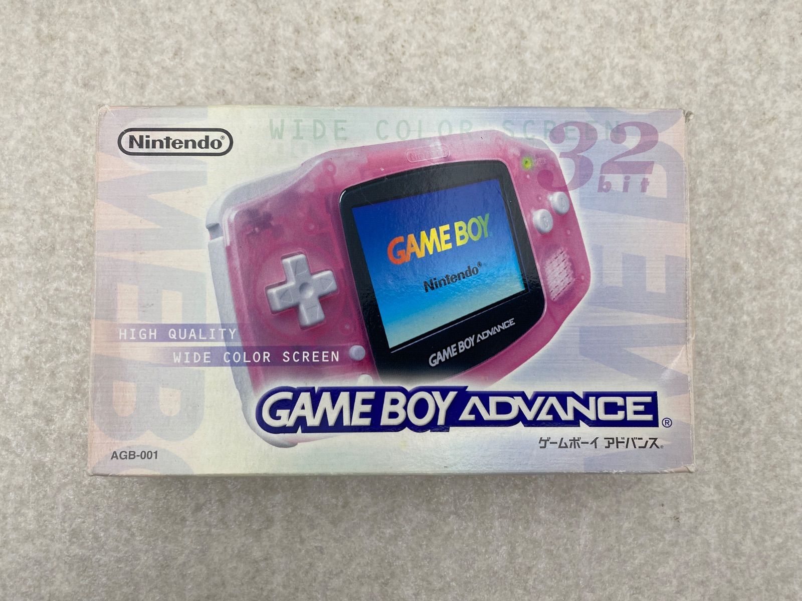 ゲームボーイアドバンス 本体 ミルキーピンク