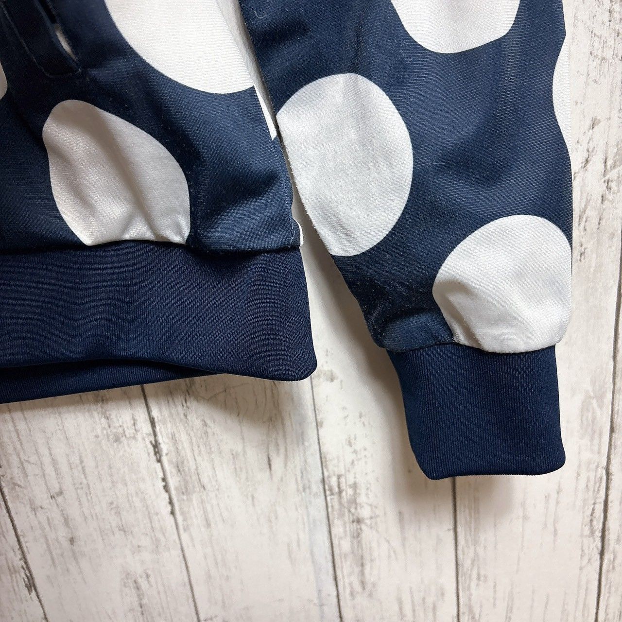 専用【スタンスミス/希少/L】アディダス　トラックジャケット　ネイビー 　ドット スタンスミスLサイズadidas ドット柄 トラックジャケット ネイビー