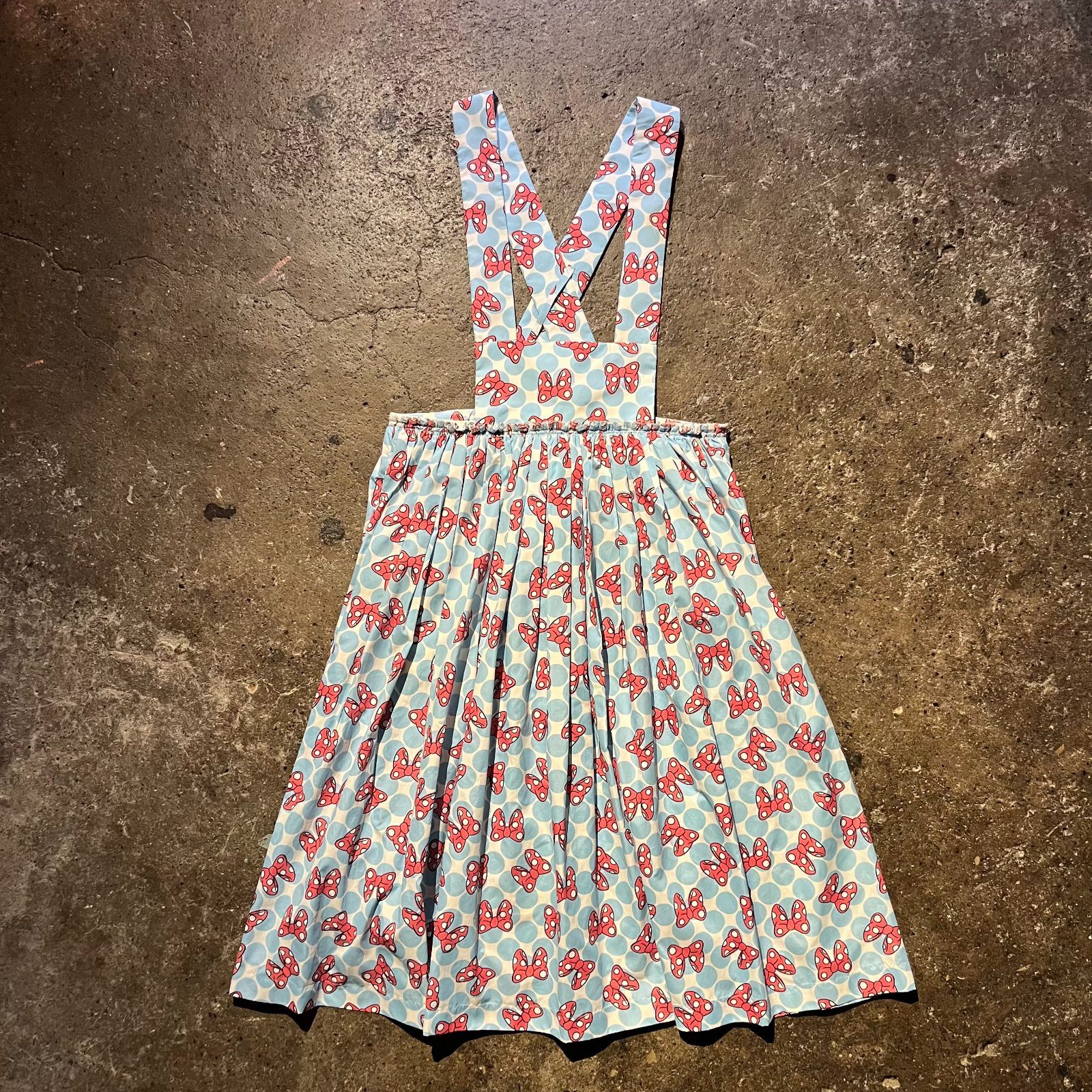 COMME des GARCONS GIRL 20ss × Disney 総柄ジャンパースカート S 吊り