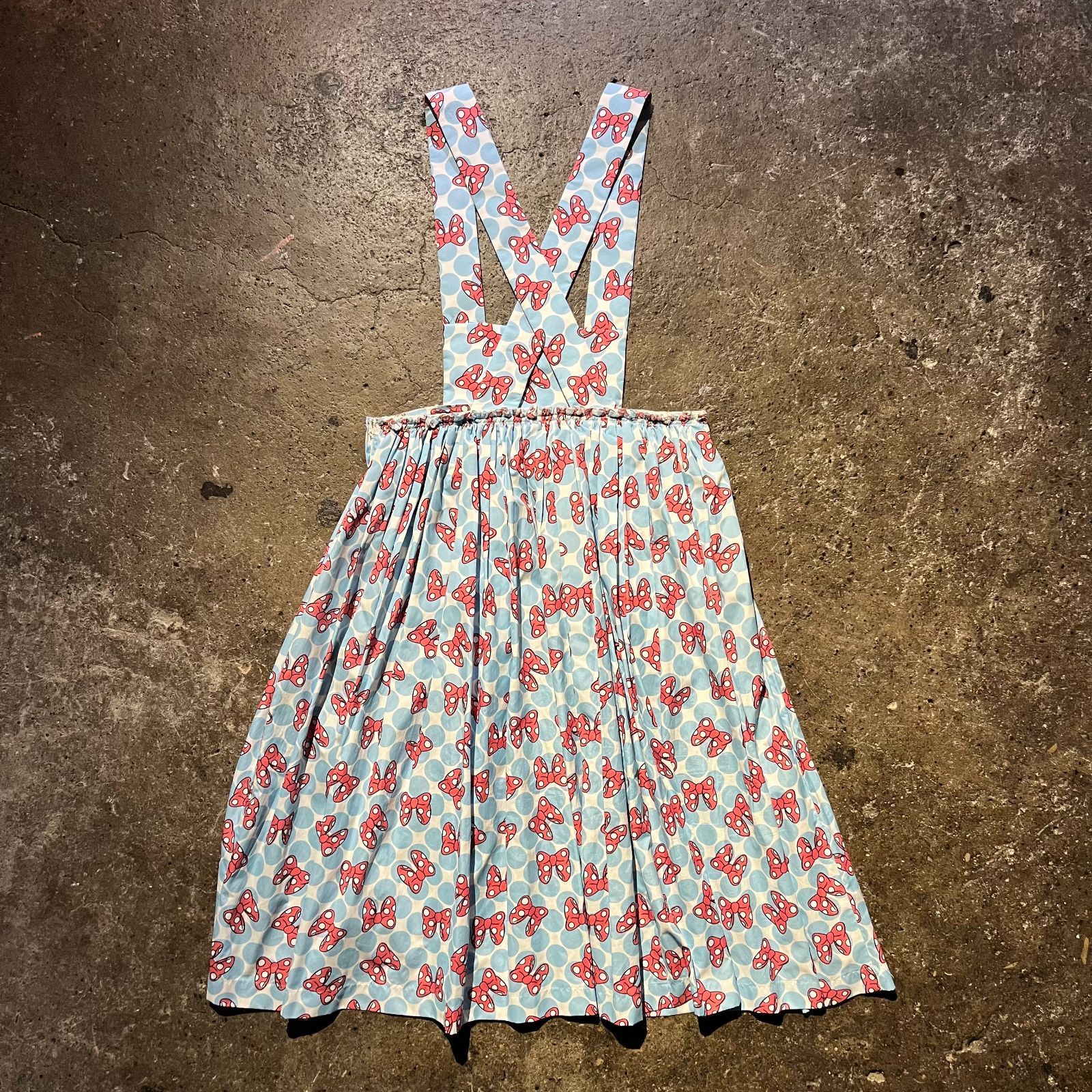 COMME des GARCONS GIRL 20ss × Disney 総柄ジャンパースカート S 吊り