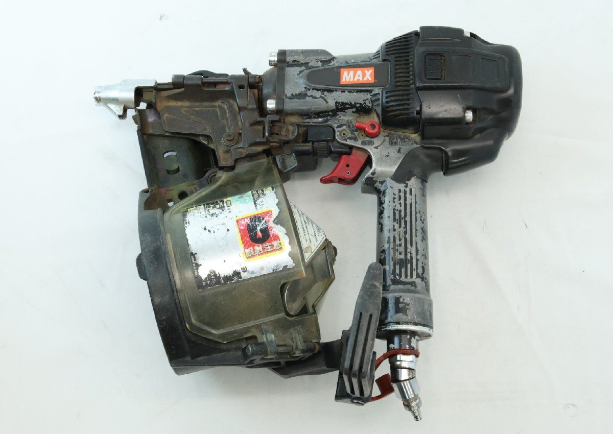 MAX マックス 釘打機スーパーネイラ HN-75 工具 電動工具 配送不可 併 J 1 C