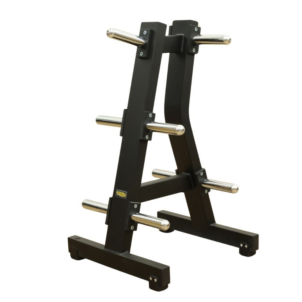 テクノジム プレートツリー プレートラックW 67×D 67×H 114 トレーニング ジム器具 配送不可 併