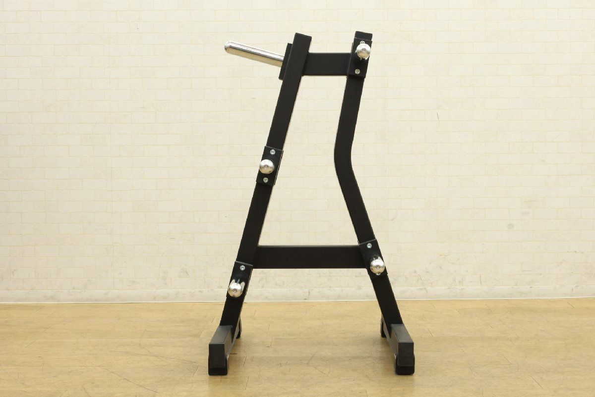 テクノジム プレートツリー プレートラックW 67×D 67×H 114 トレーニング ジム器具 配送不可 併