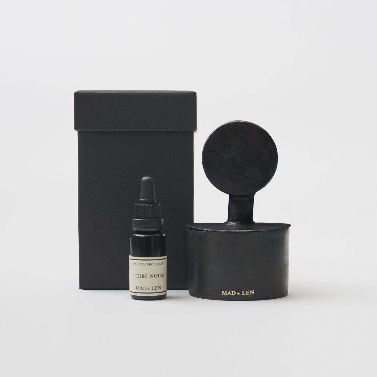 ♥ MAD ET LEN CIRCLE TOTEM FINE STONES GREEN TERRE NOIRE MINI