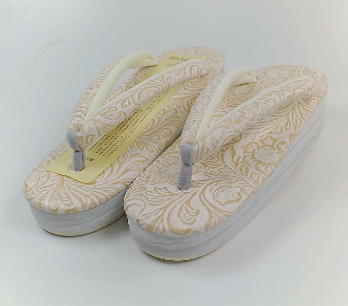 カレンブロッソ 菱屋カフェ草履 鼻緒がお洒落 Mサイズ Shops 121201