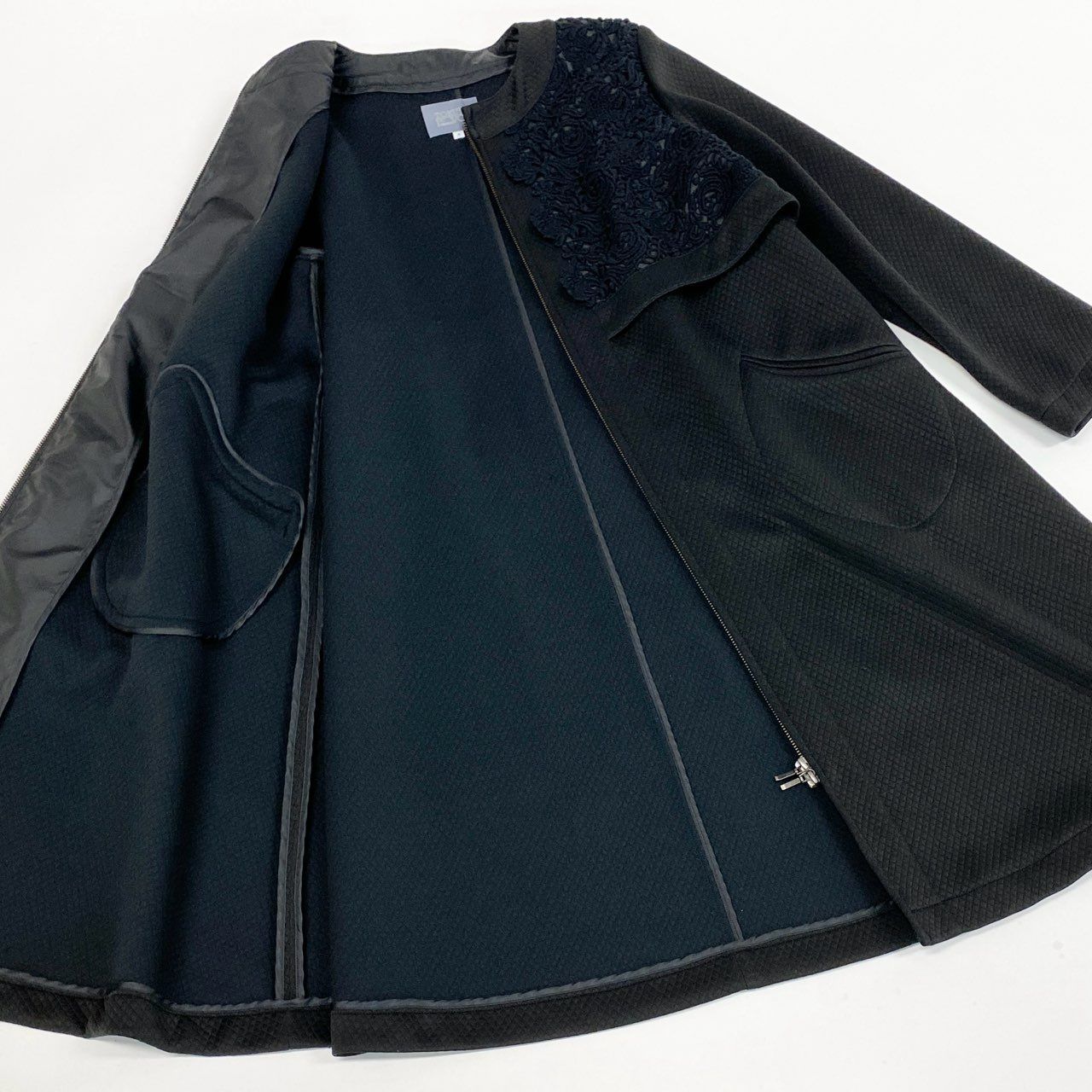 27L12 TOKUKO 1er VOL トクコプルミエヴォル ノーカラーコート ロング