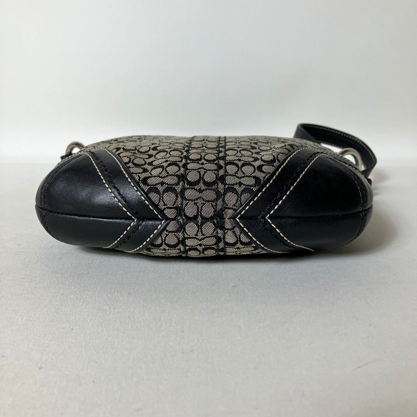 COACH ショルダーバッグ シグネチャー ブラック コーチ アウトレット 