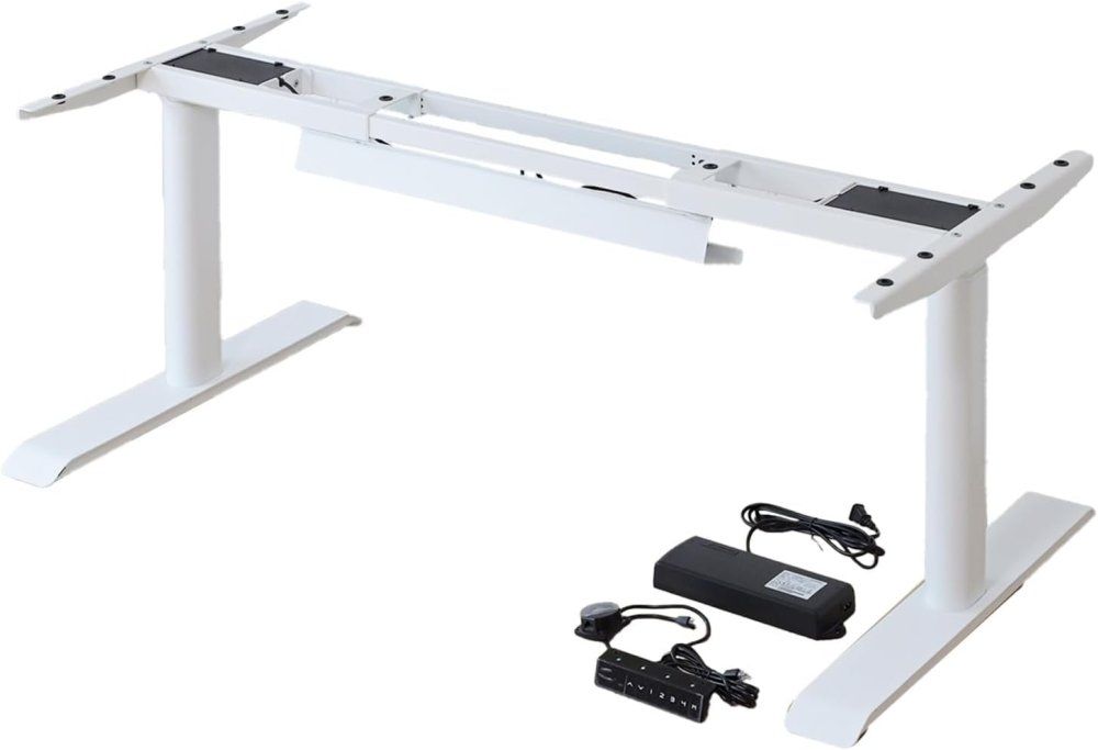 即発送 山善 電動昇降デスク用 脚部のみ 脚部のみの買い替えに ホワイト EHD-FS MWH 発送不可