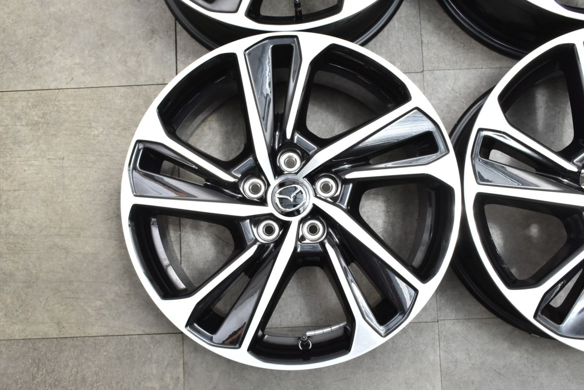  新車外し マツダ CX 3 VIVID II 18 in 7 J 50 PCD 114 30 5 8 MAZDA アクセラ RX スタッドレス用 納車外し 18インチ ホイール