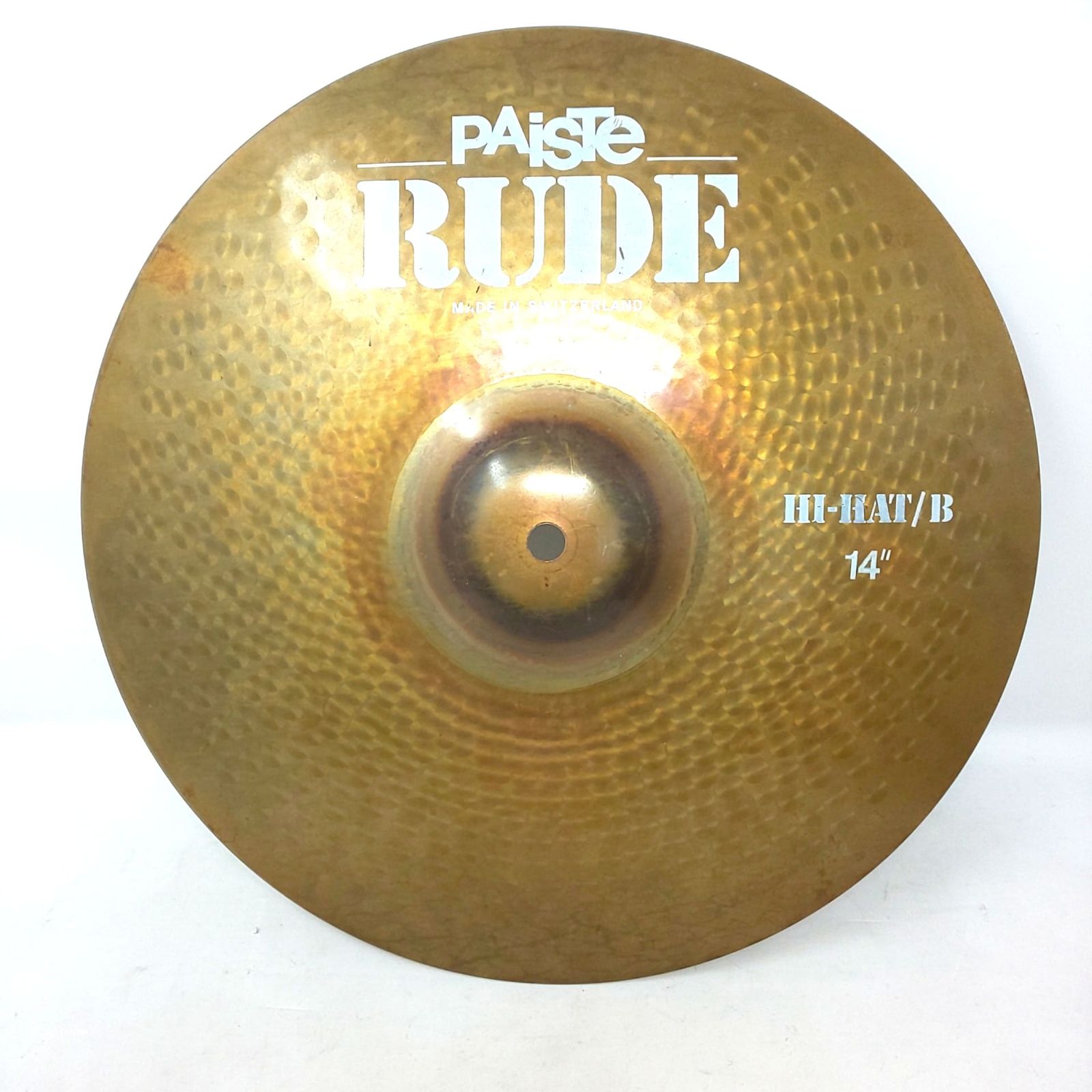 1370 F 03 PAiSTe RUDE HI HAT TとB セット 14インチ シンバル パイステ ドラム 楽器 打楽器
