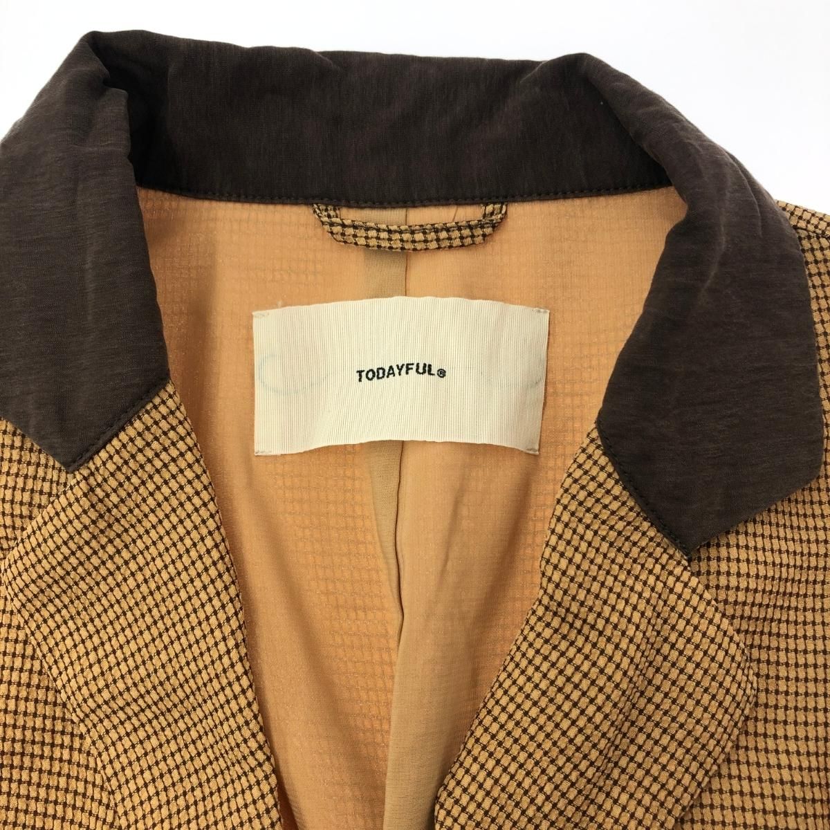 TODAYFUL トゥデイフル ジョーゼットチェックコンビネゾン TODAYFUL トゥデイフル ジョーゼットチェックコンビネゾン