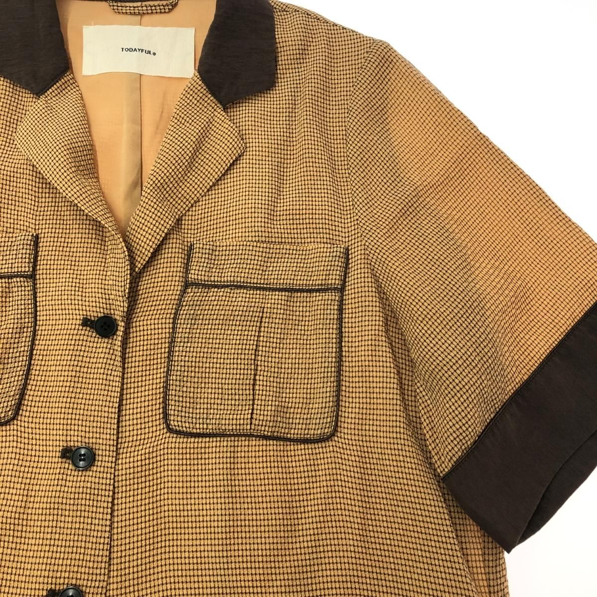 TODAYFUL トゥデイフル ジョーゼットチェックコンビネゾン TODAYFUL トゥデイフル ジョーゼットチェックコンビネゾン