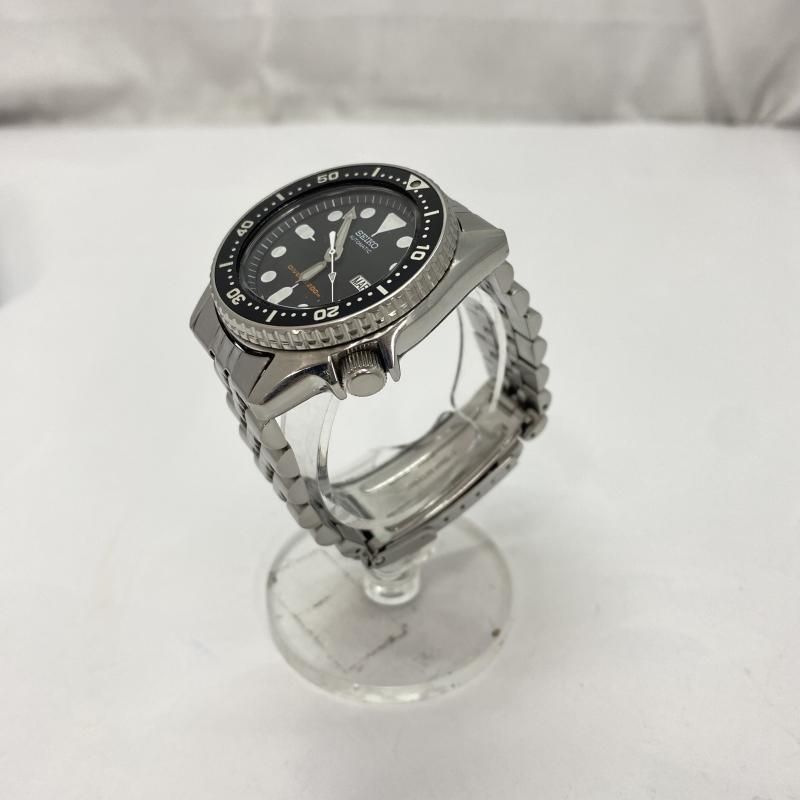 SEIKO ダイバーズ ブラックボーイ 腕時計 7 S 26 0030 銀 自動巻き 箱あり セイコー 91