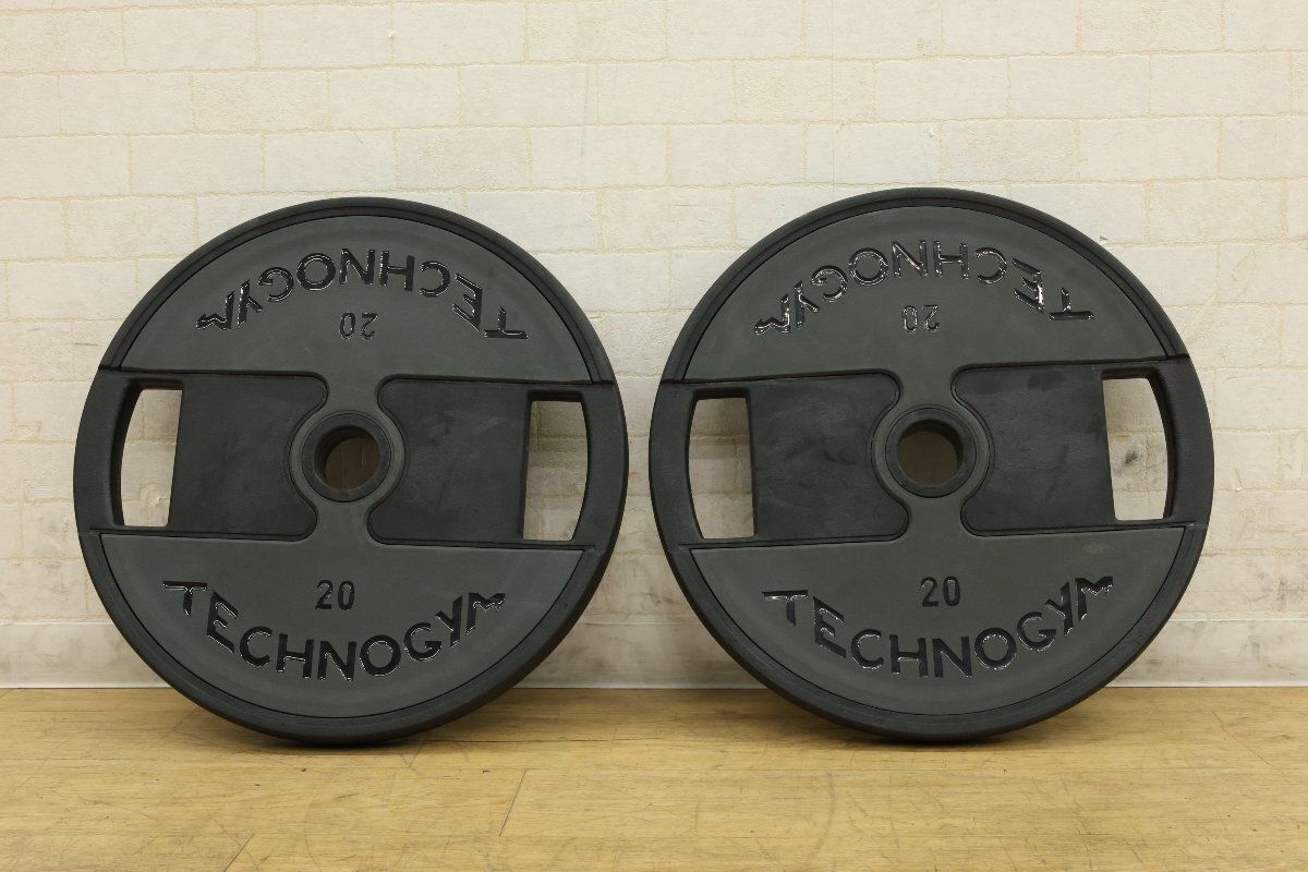 テクノジム オリンピックプレート 20 kg× 10 セット 合計60 kg 配送不可 併 PR