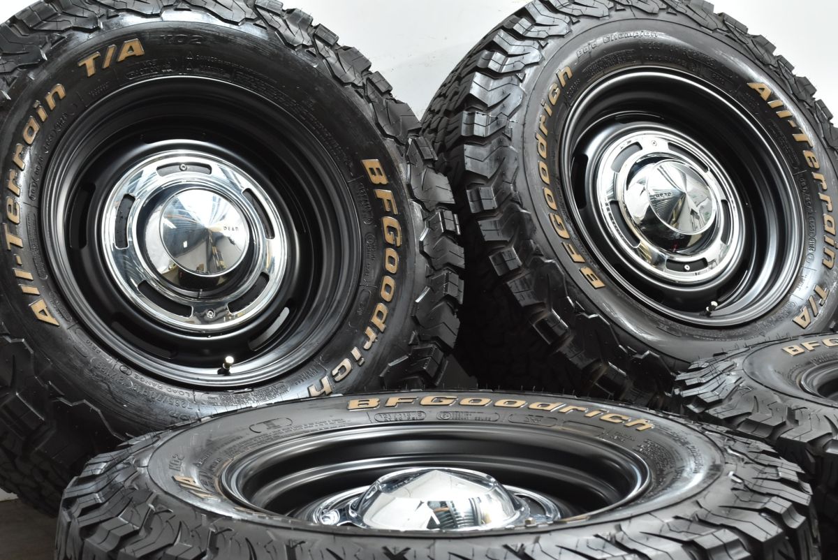 DEAN クロスカントリー 16 in 8 J 0 PCD 150 BFグッドリッチ オールテレーンT A KO 2 265 70 R ランドクルーザー 100 シグナス