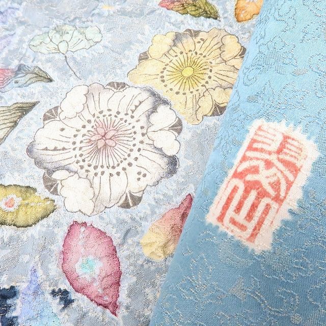 百華❀Y4184◇美品 翠山工房 桐屋の辻が花 金通し 絞り 手縫い仕立て 百華❀Y4184◇美品 翠山工房 桐屋の辻が花 金通し 絞り 手縫い仕立て