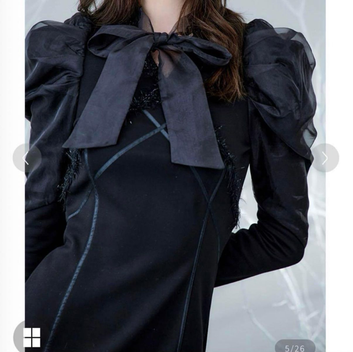 Riu Crossed lines ponte dress - メルカリ