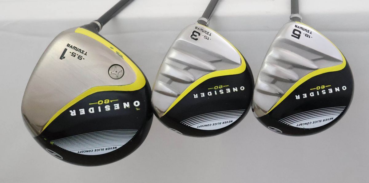 ドライバー＆3 W＆5 W 3本セット ツルヤ ワンサイダー eo オリジナルカーボン S 83807