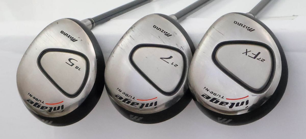 5 W＆7 W＆9 W 3本セット MIZUNO ミズノ intageフェアウェイウッド＆intage FX フェアウェイウッド オリジナルカーボン R 83803