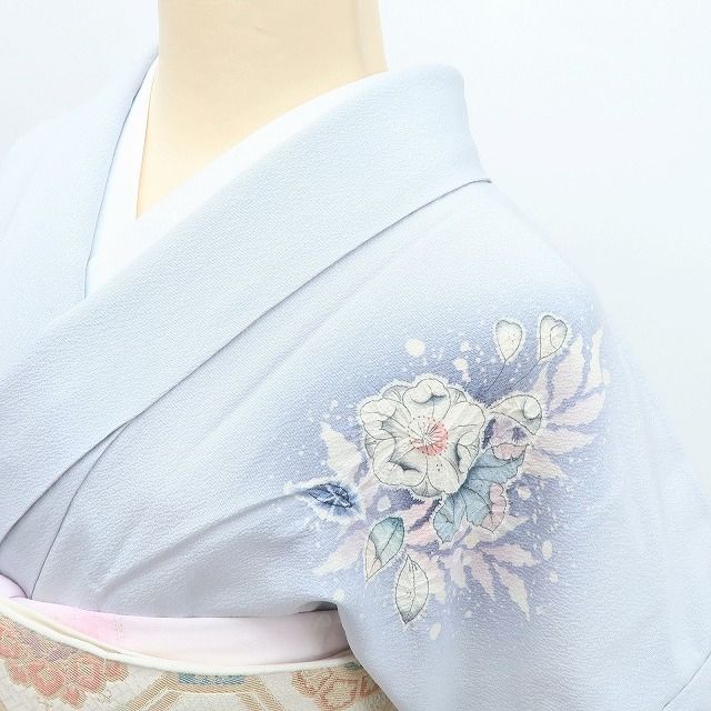 百華❀Y4185◇やまと誂製 辻が花 絞り 手縫い仕立て 正絹 訪問着 着物