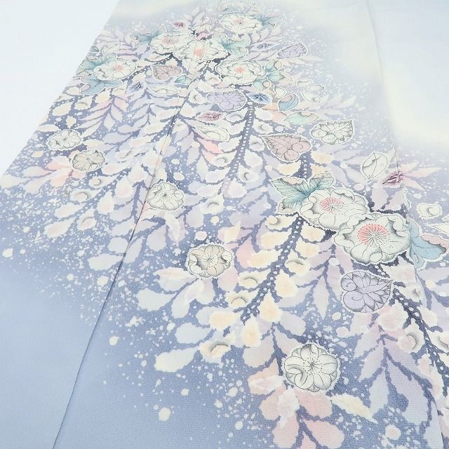 百華❀Y4185◇やまと誂製 辻が花 絞り 手縫い仕立て 正絹 訪問着 着物