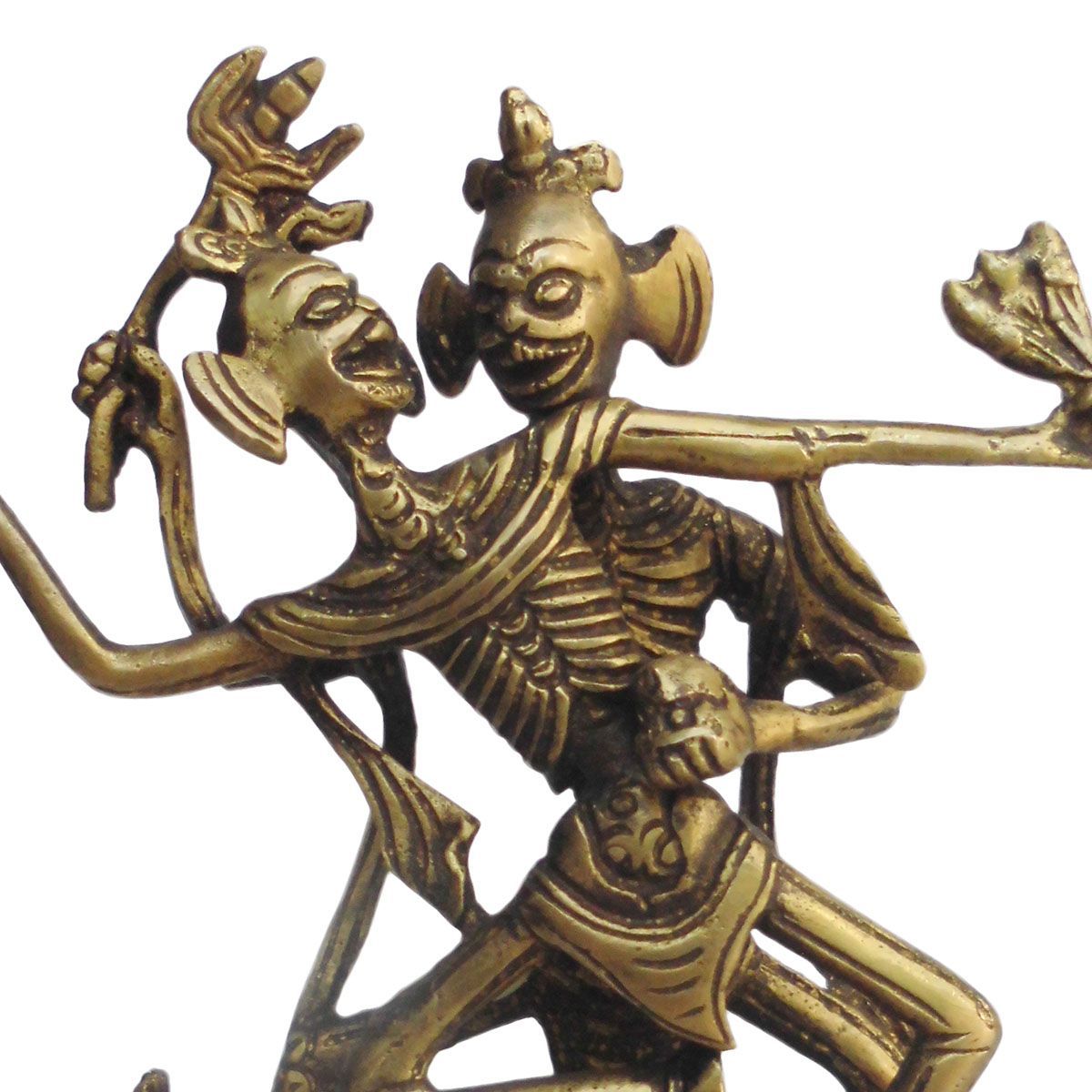 アジアン雑貨 ネパール仏像 真鍮製 チティパティ77 - メルカリ