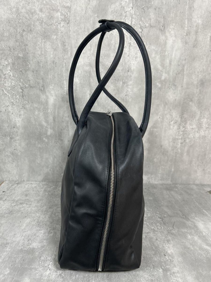 ADAM ET ROPE アダムエロペ サステネブル ラウンド ビッグ ボストン バッグ sizeF 黒 レディース