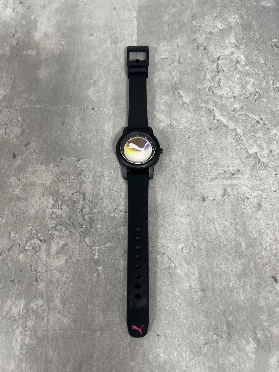 PUMA プーマ P 1068 URTRAFRESH 腕 時計 sizeF 黒 レディース