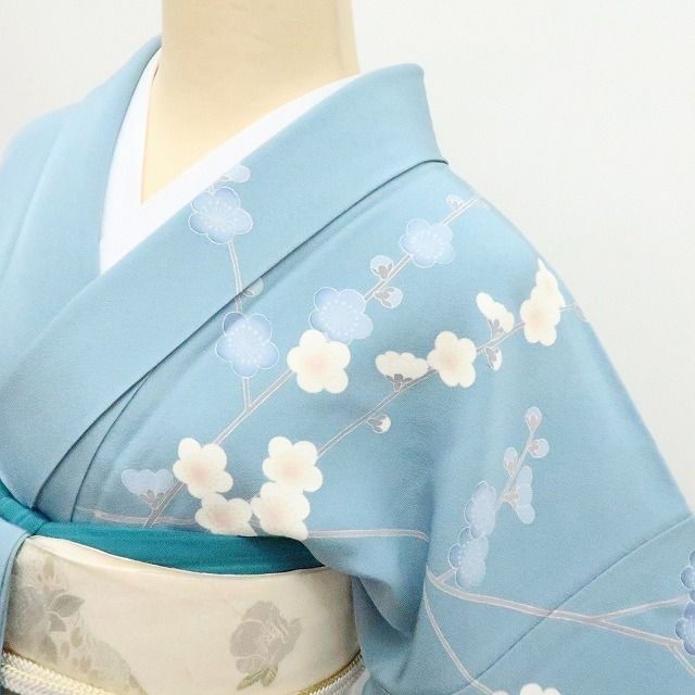 百華❀Y4186◇美品 作家物落款 手描き友禅 縫い一つ紋 手縫い仕立て