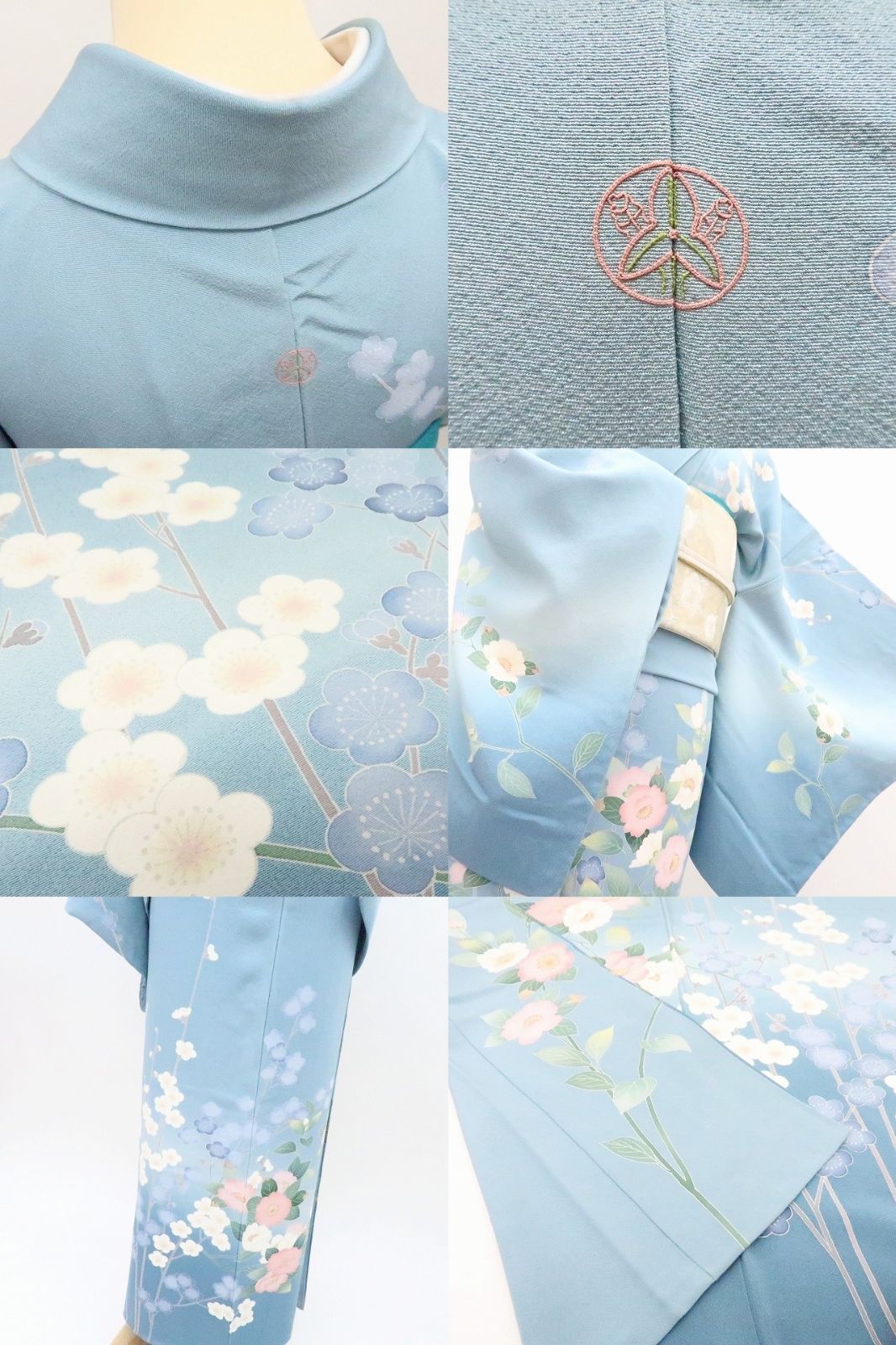 作家物落款 手描き友禅