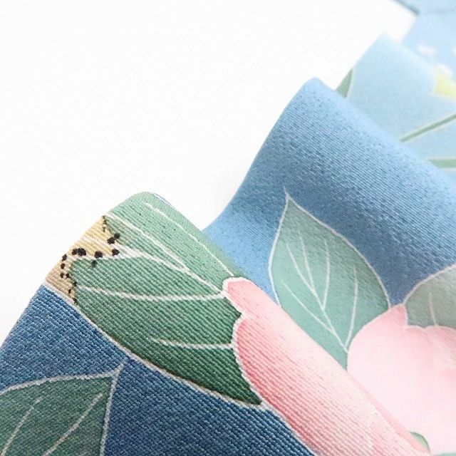 百華❀Y4186◇美品 作家物落款 手描き友禅 縫い一つ紋 手縫い仕立て