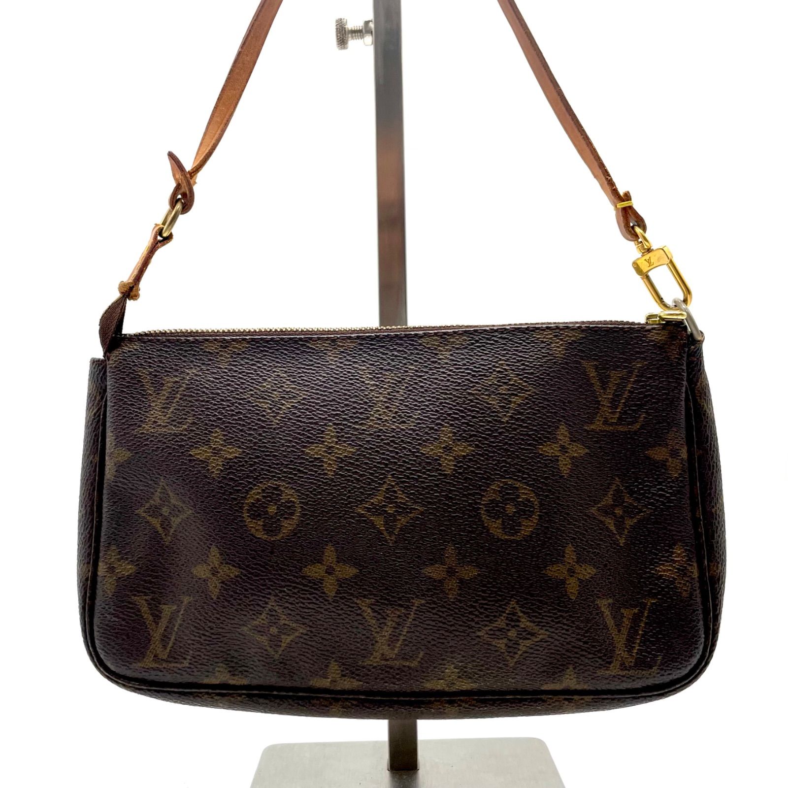 ルイヴィトン ハンドバッグ アクセサリーポーチ アクセソワール モノグラム 茶 snt-05953.jpg