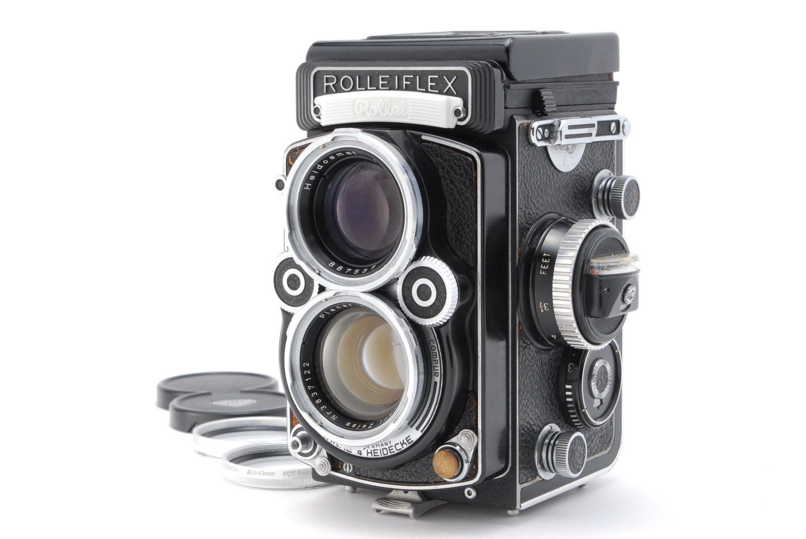 ローライ ローライフレックス 二眼カメラ Rollei Rolleiflex 2 8 F TLR Camera Planar 80 mm