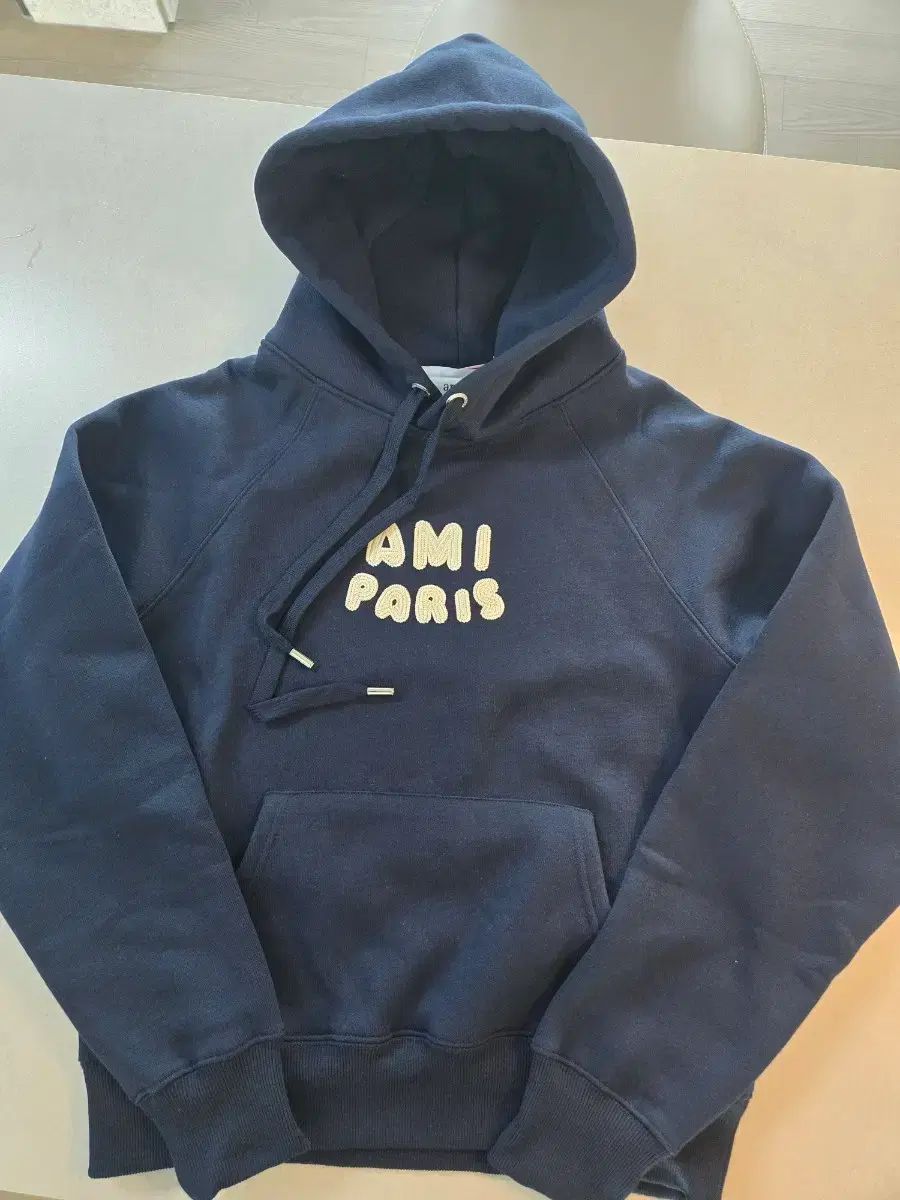 ami アミ WHO フーディー Tシャツ ネイビー レディース S サイズ