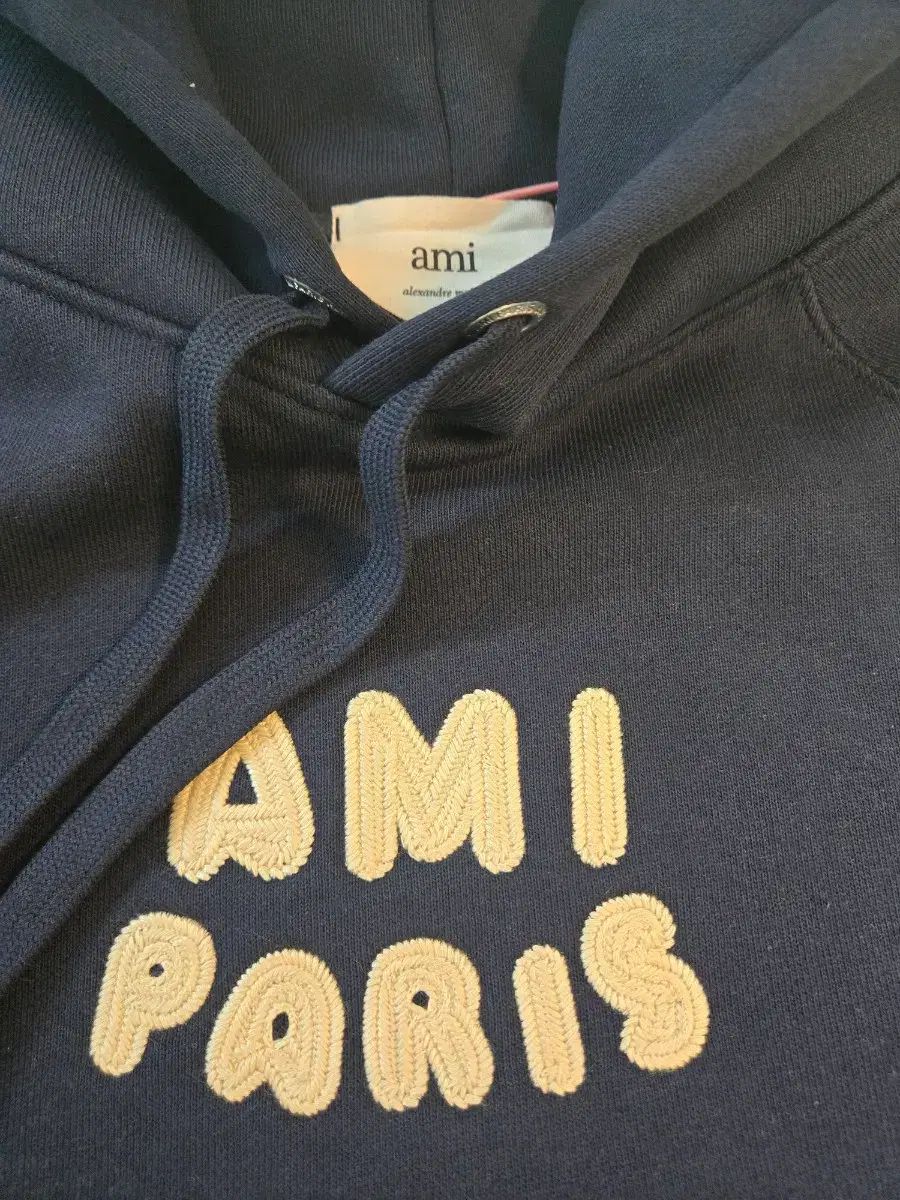 ami アミ WHO フーディー Tシャツ ネイビー レディース S サイズ