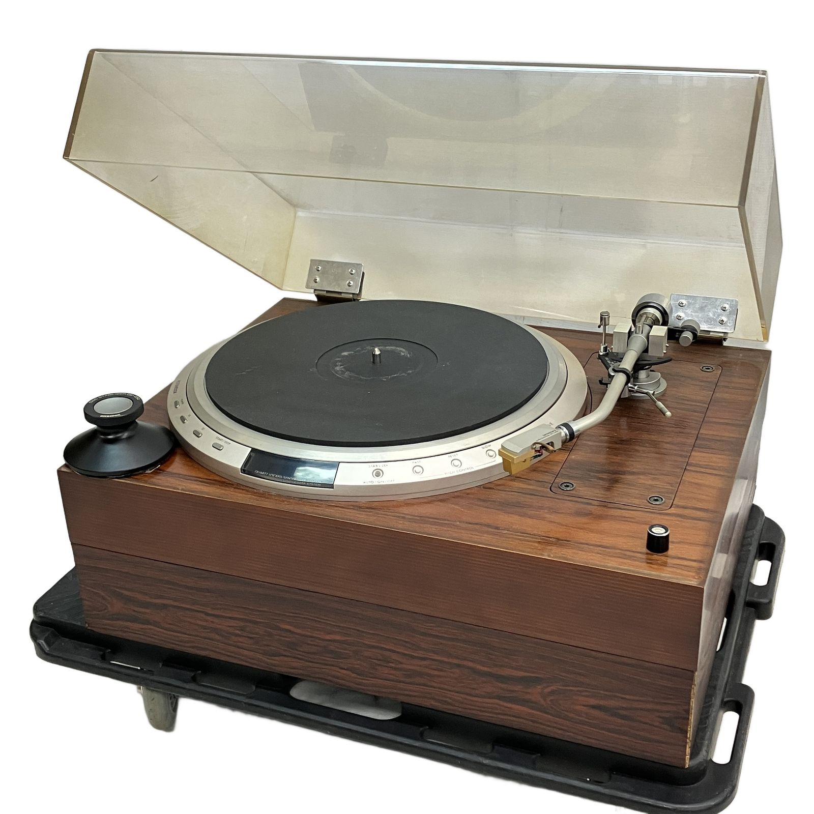 Victor TT-801 SAEC WE-407|23 ビクター ターンテーブル サエク トーンアーム 木製キャビネット付 レコードプレーヤー オーディオ機器