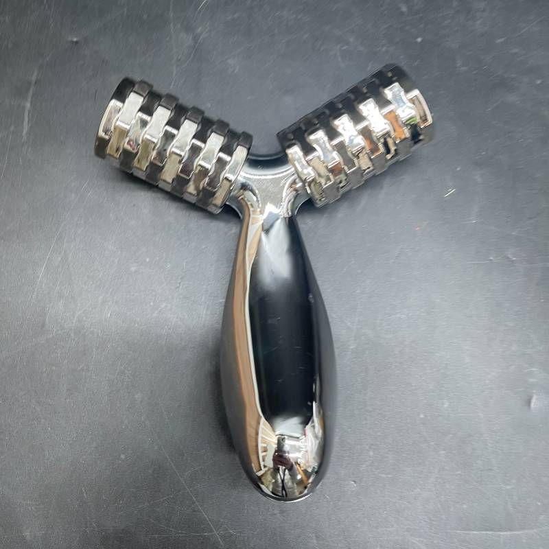 T327 Y字型メタル 美顔ローラー フェイスローラー コロコロ 美容